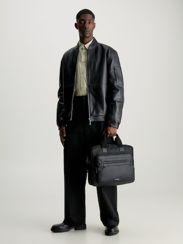 Sac d’ordinateur portable Calvin Klein en noir