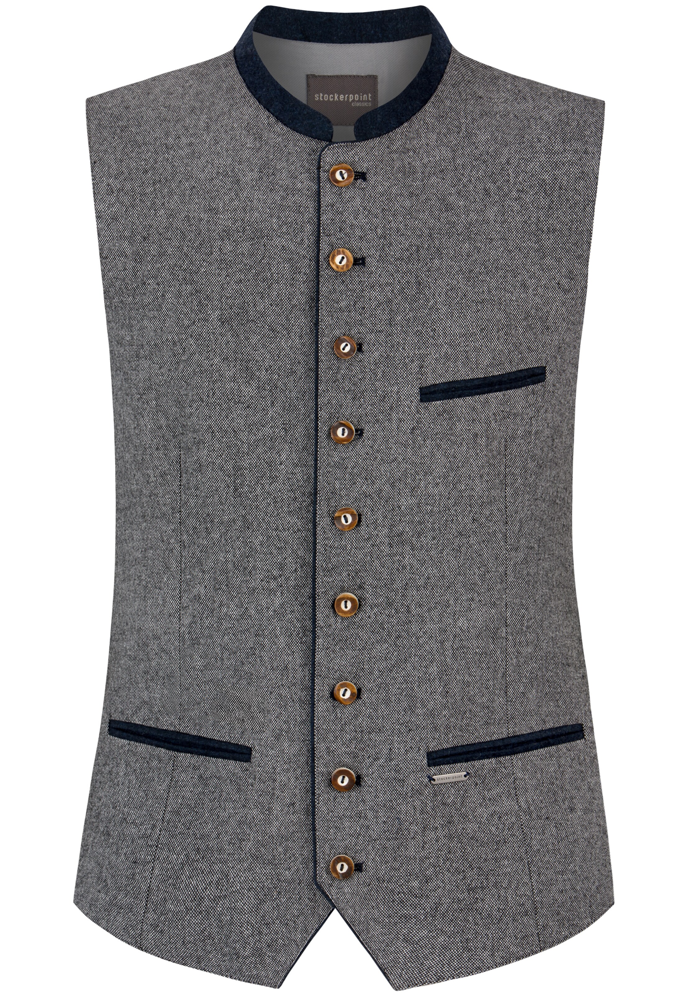 STOCKERPOINT Traditional vest 'Clemente' in 44 in Night blue, Item view