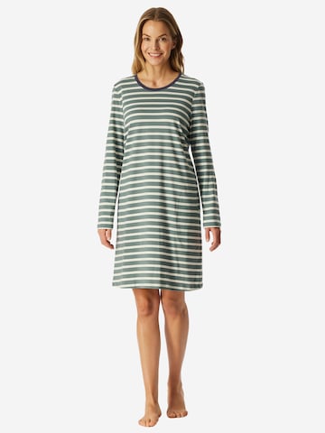 SCHIESSER - Camiseta de noche ' Casual Essentials ' en verde