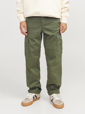 Jack & Jones Junior Regular Pants 'JJHarlow' in Green: front