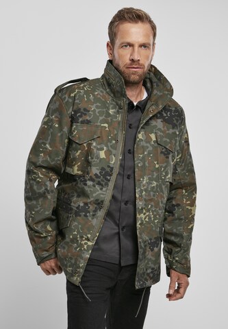 Brandit Between-season jacket in Green: front