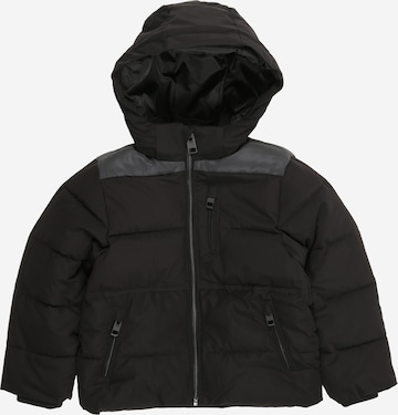 juoda JACK & JONES MINI Žieminė striukė 'JJEOWEN': priekis
