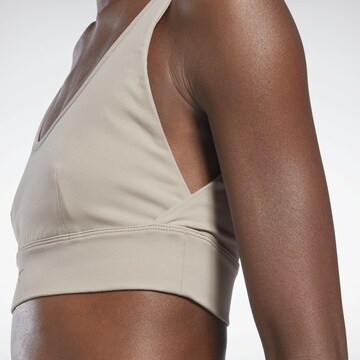 Reebok - Bustier Sujetador deportivo en gris