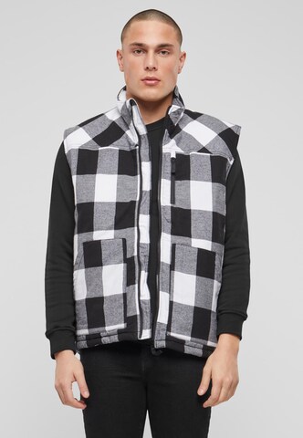 Gilet Brandit en blanc : devant