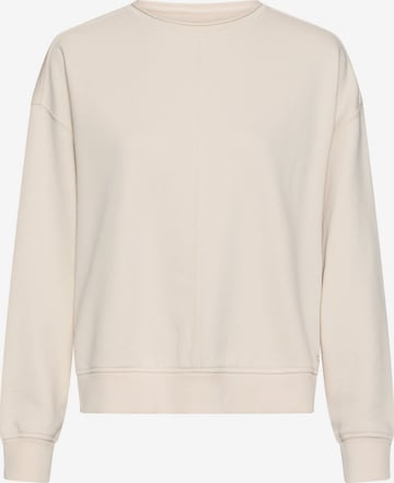 CAMEL ACTIVE Sweatshirt aus Baumwollmix in Beige: Vorderseite