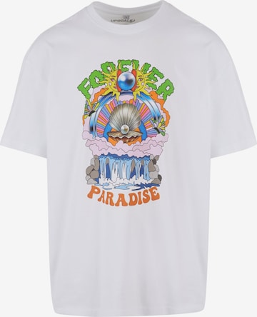 MT Upscale Shirt 'Paradise' in White: front