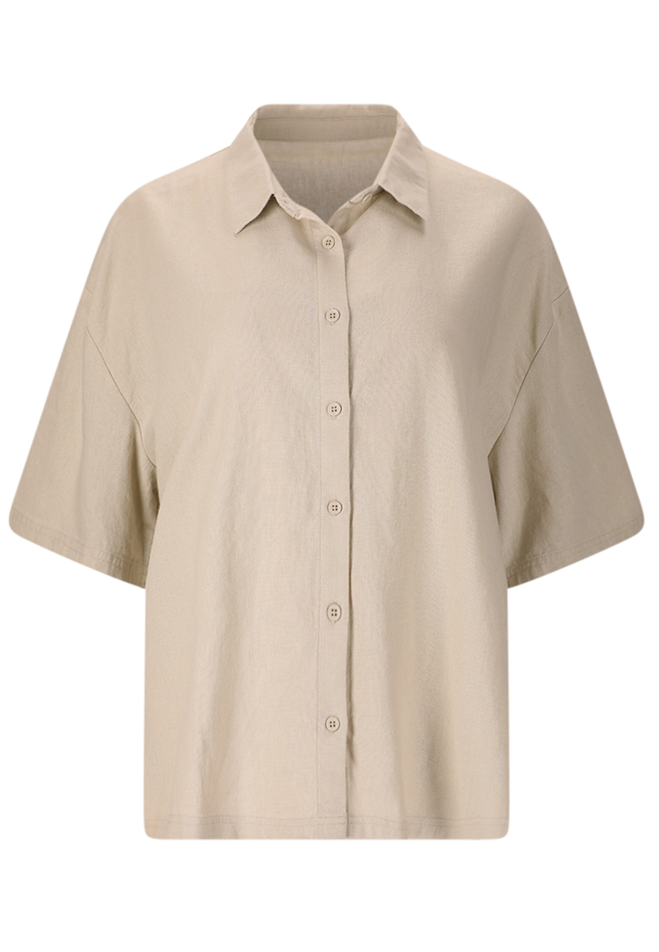 NOU Bluse 'Natasha' in Beige: Vorderseite