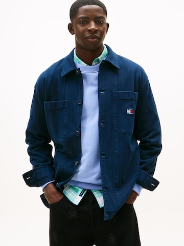 Regular fit Camicia 'ESSENTIAL' di Tommy Jeans in blu: frontale