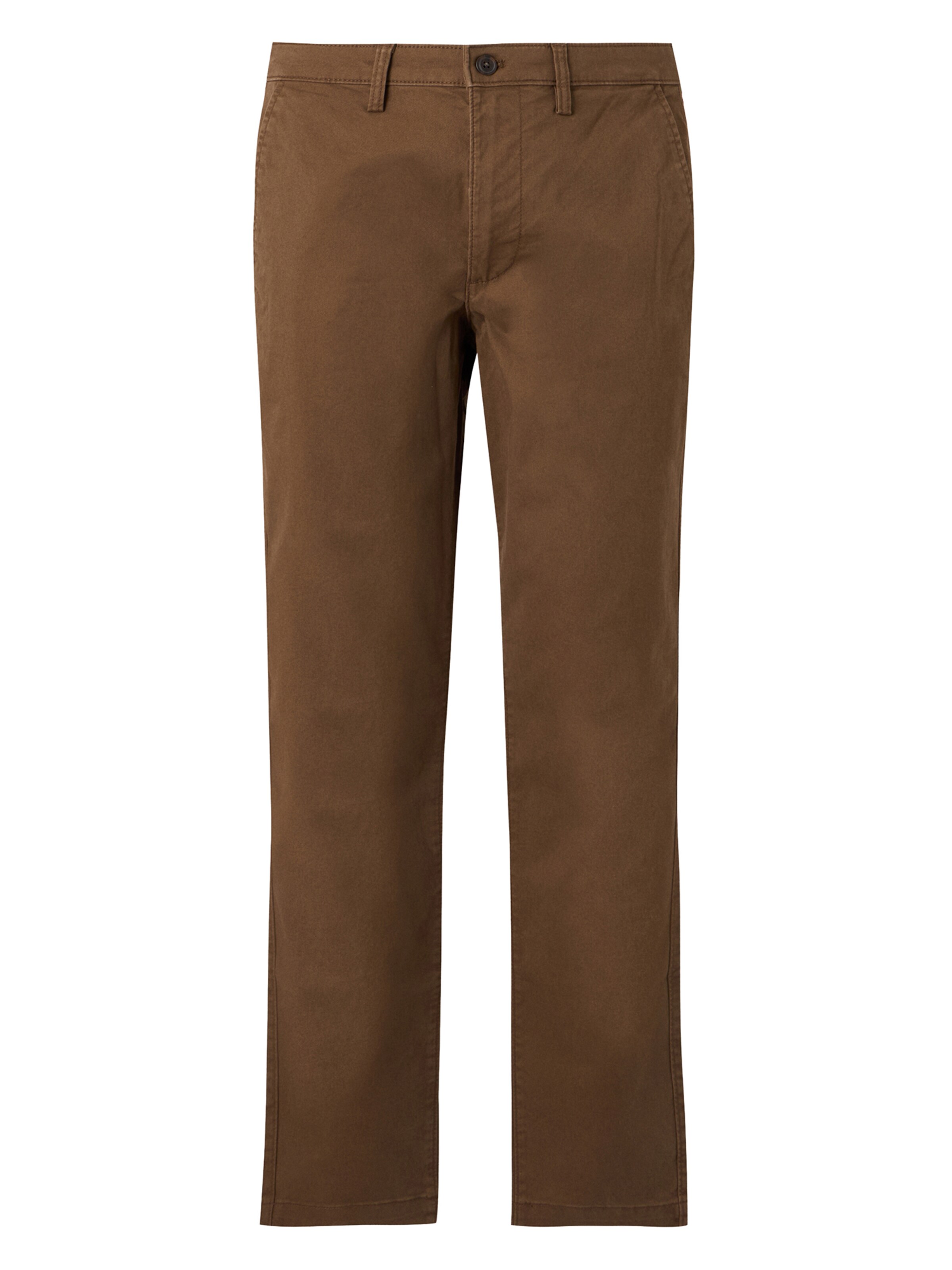 Pantalon chino 'ESSENTIAL' GAP en marron : devant