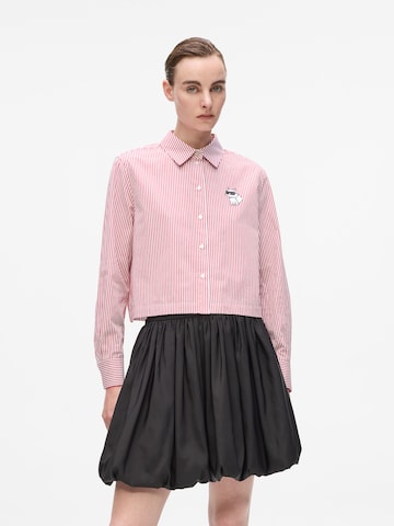 Karl Lagerfeld Bluza | bela barva: sprednja stran
