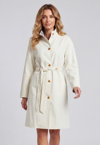usha BLACK LABEL Tussenmantel in Wit: voorkant