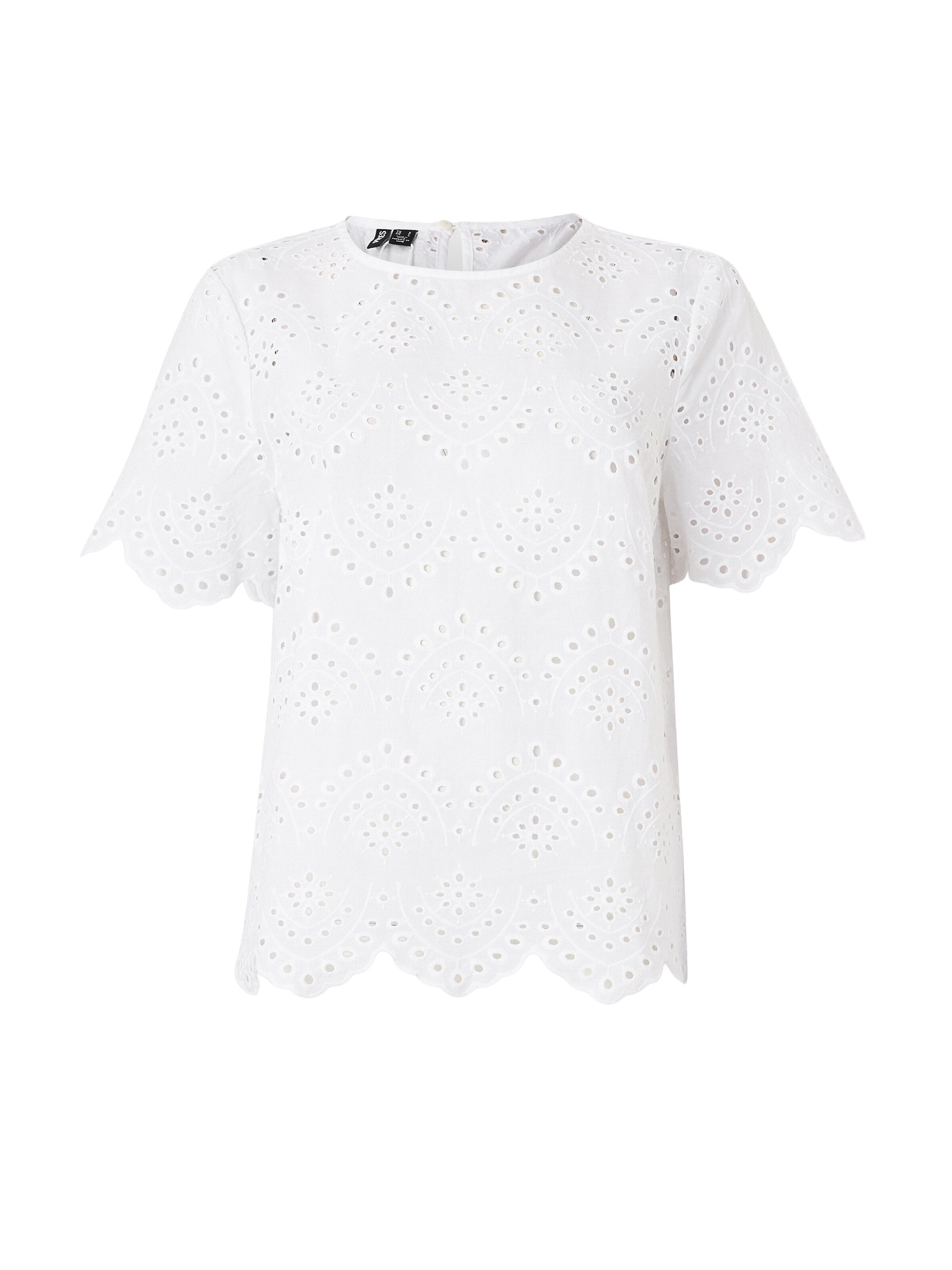 PIECES Bluse 'PCVILDE' in Weiß: Vorderseite