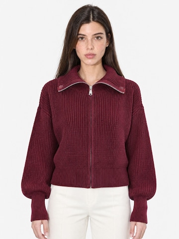 Viorna Knit Cardigan 'Strickjacken' in Red: front