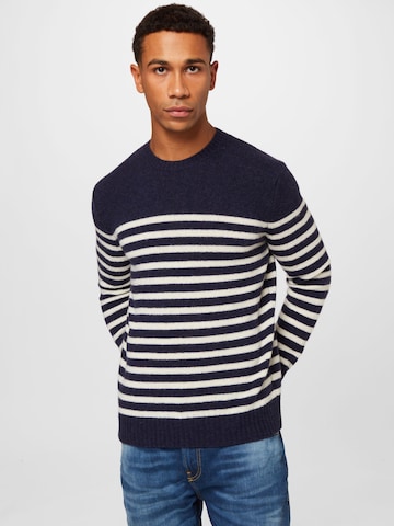 UNITED COLORS OF BENETTON Regular fit Sweater in Blue: front