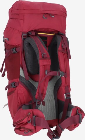 JACK WOLFSKIN Sports Backpack 'Highland Trail 45' in Red