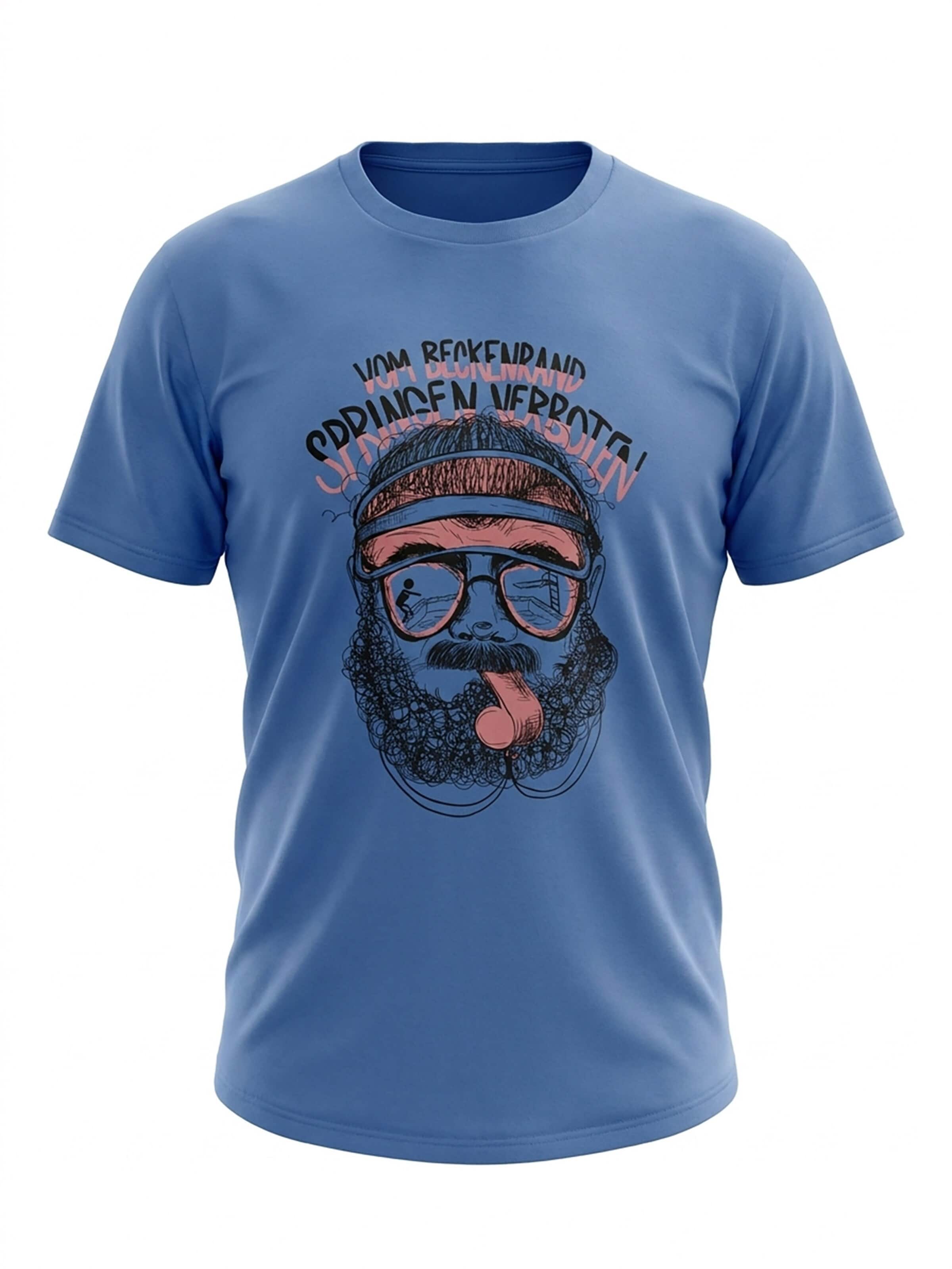 karlskopf Shirt 'FISCHKOPP' in Blue: front