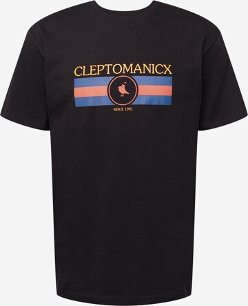 Cleptomanicx Shirt in Black: front