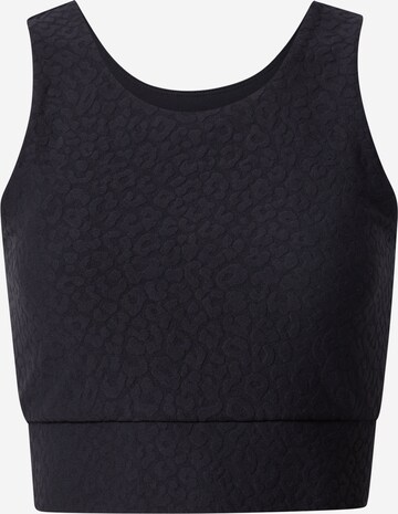 Athlecia Bustier Sports-BH 'Alma' i sort: forside