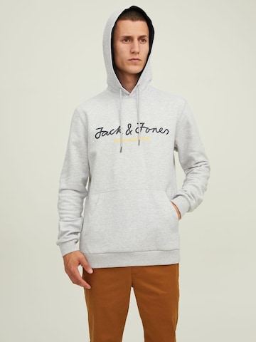 JACK & JONES Sweatshirt 'Berg' in Grey: front