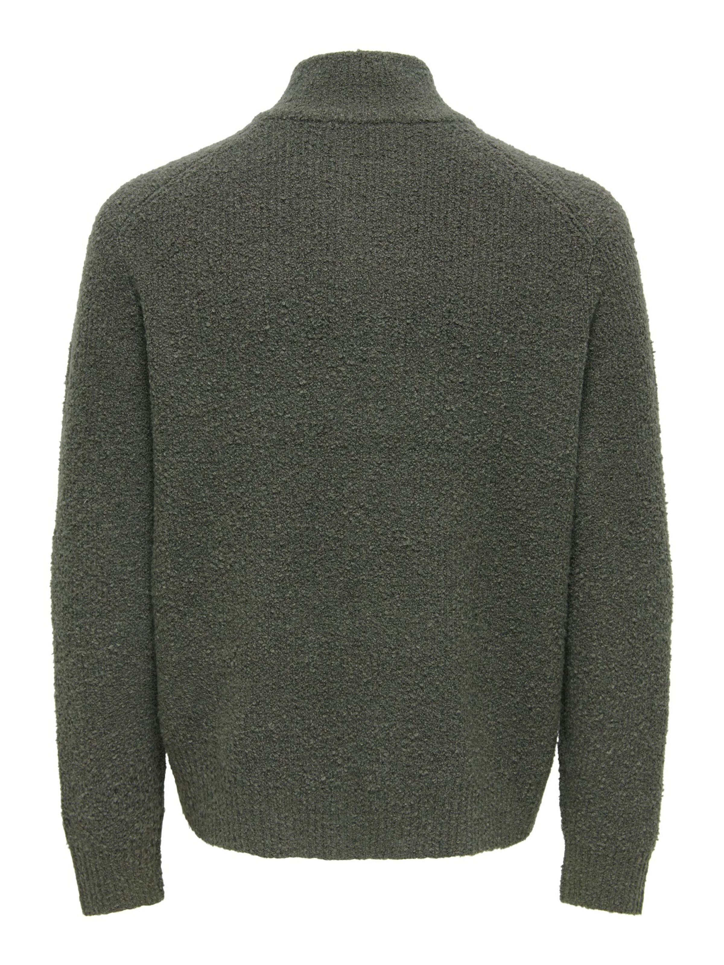 Only & Sons Strickjacke 'DALE ' in Grün