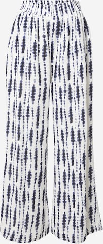 Nasty Gal Wide leg Trousers in Blue: front