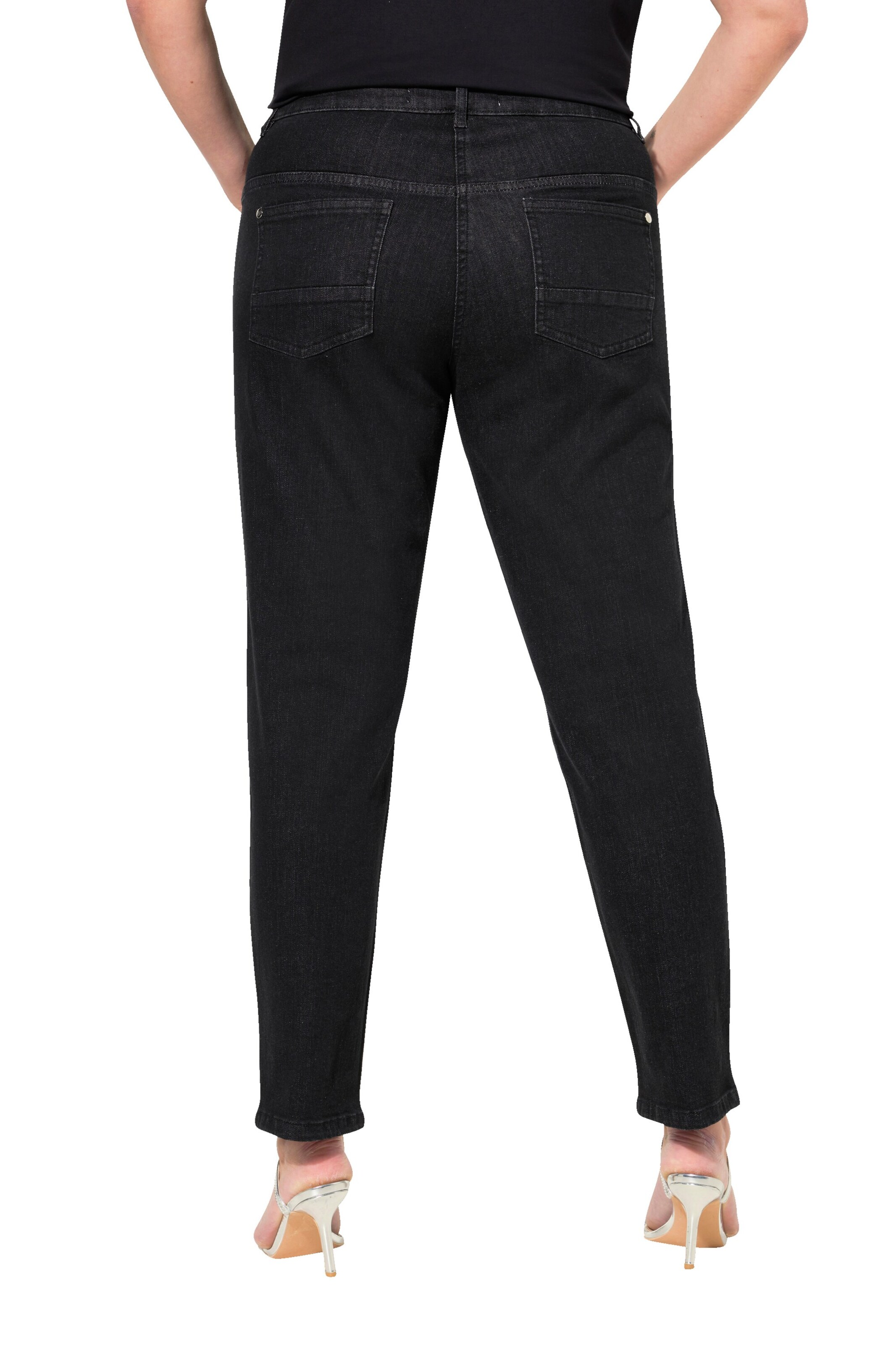 MIAMODA Regular Jeans in Black