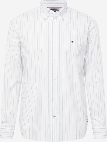 TOMMY HILFIGER Button Up Shirt in White: front