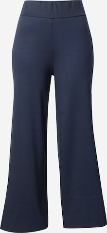 Mavi Wide leg Broek in Blauw: voorkant