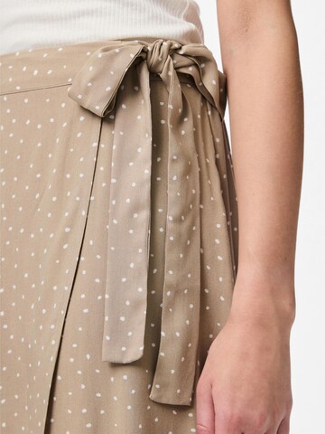 PIECES Skirt 'PCTALA' in Beige