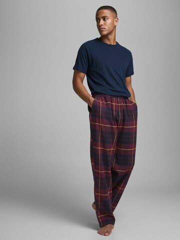 JACK & JONES - Regular Calças de pijama em vermelho