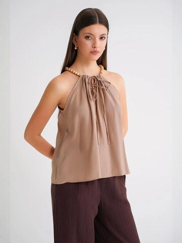 Camicia da donna di MixRay in beige