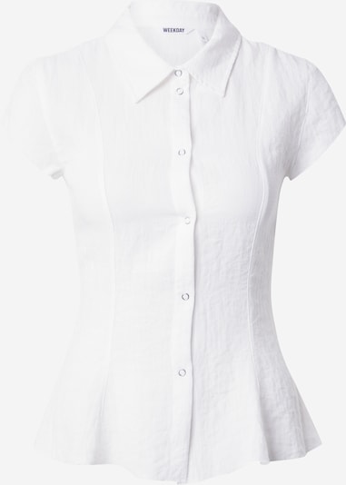 WEEKDAY Pusero 'Noah' värissä valkoinen, Tuotenäkymä