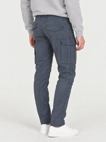 yazubi Regular Cargo Pants 'Jayden' in Blue