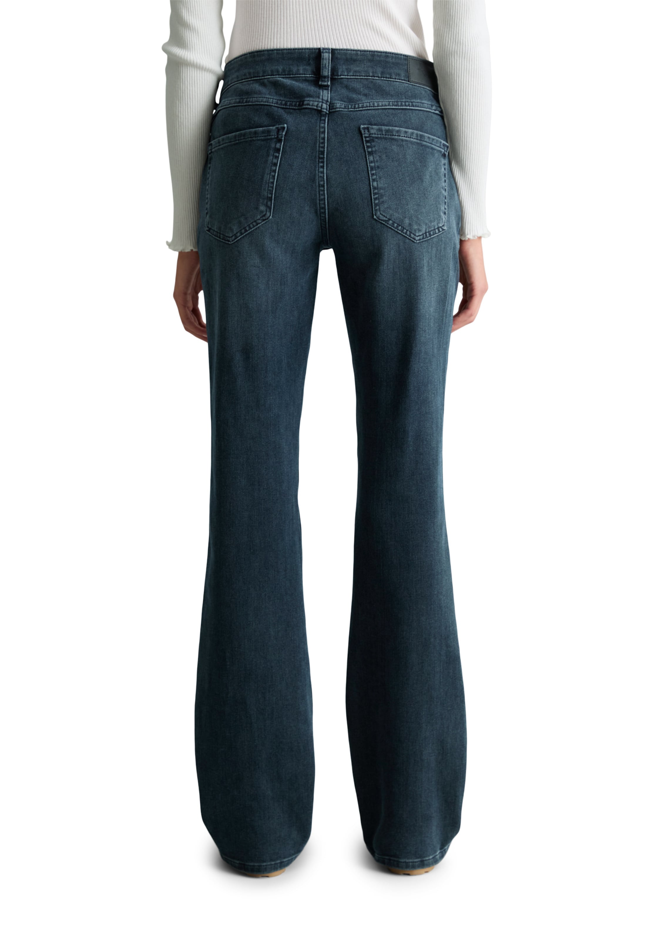 Marc O'Polo DENIM Slimfit Jeans in Blauw: terug