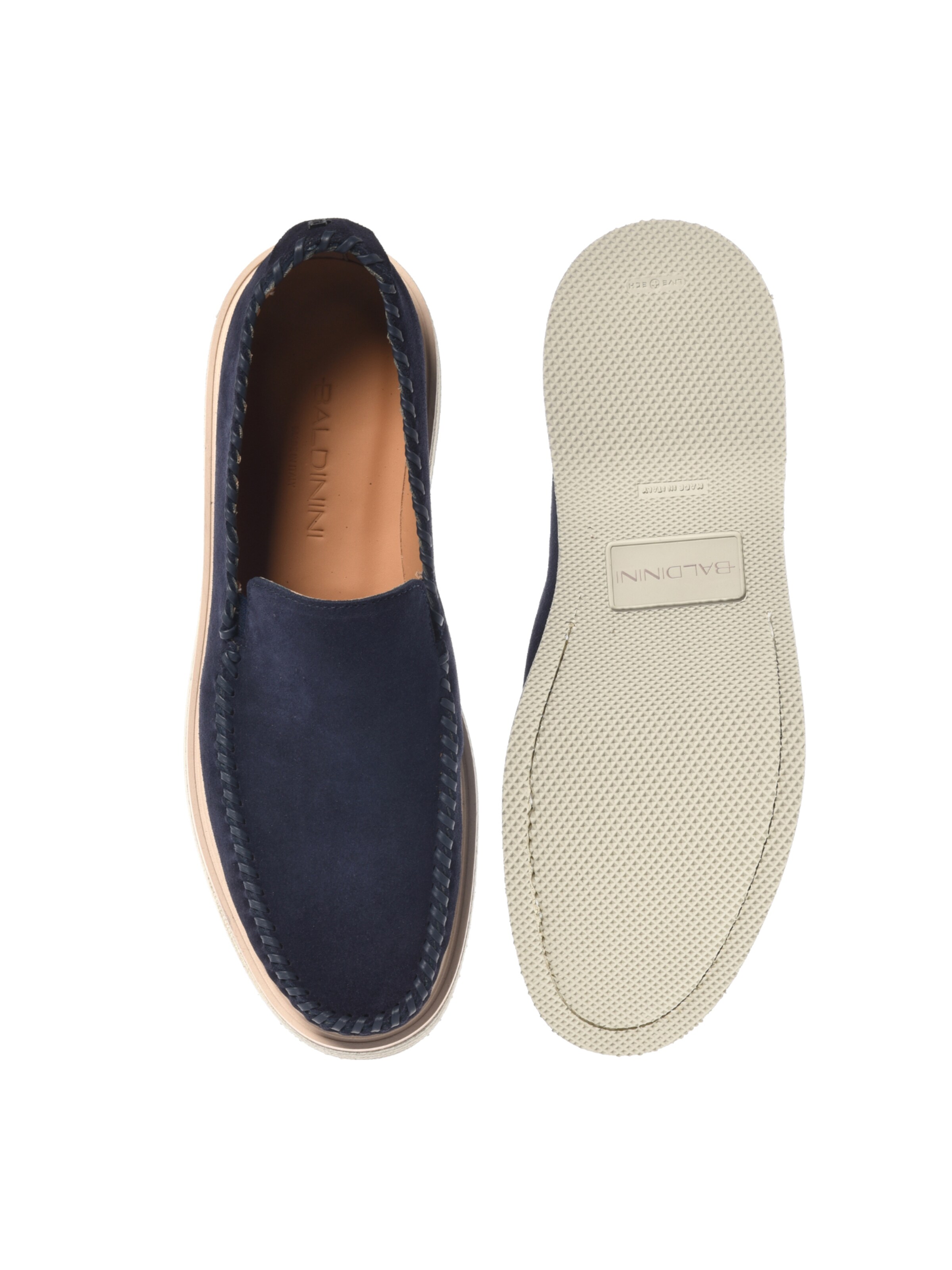 BALDININI Classic Flats in Blue