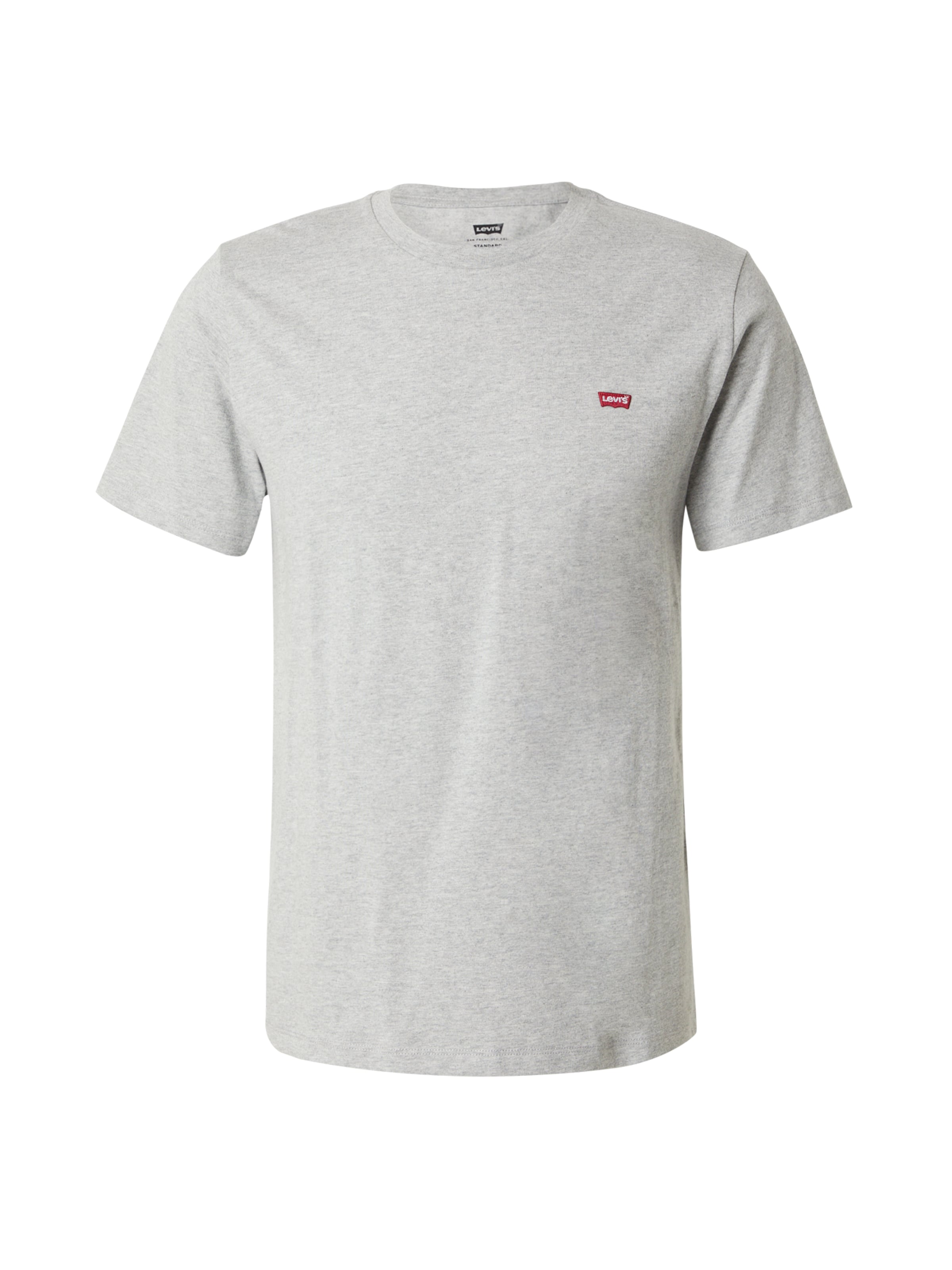 LEVI'S ® Särk 'Original Housemark Tee', värv hall: eest vaates