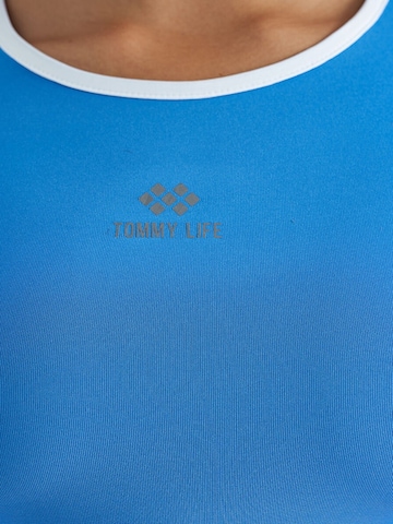 T-shirt fonctionnel Tommy Life en bleu