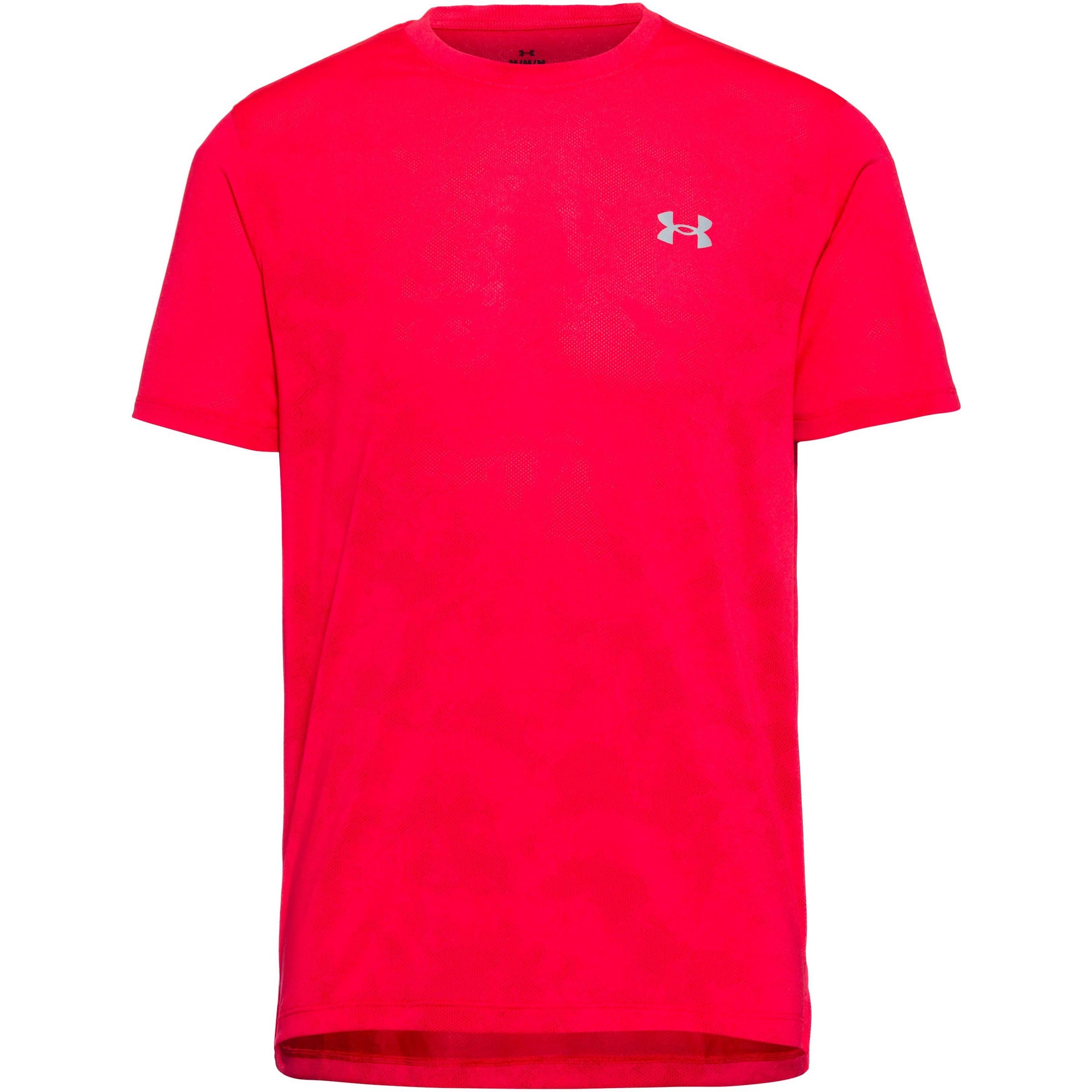 UNDER ARMOUR Performance Shirt 'Launch Camo' in Red: front