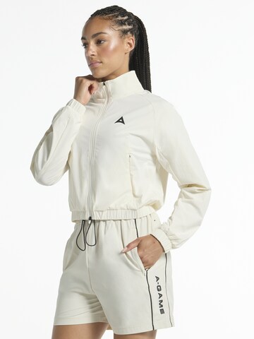 Veste de sport 'Lifewear' A-Game en beige : devant