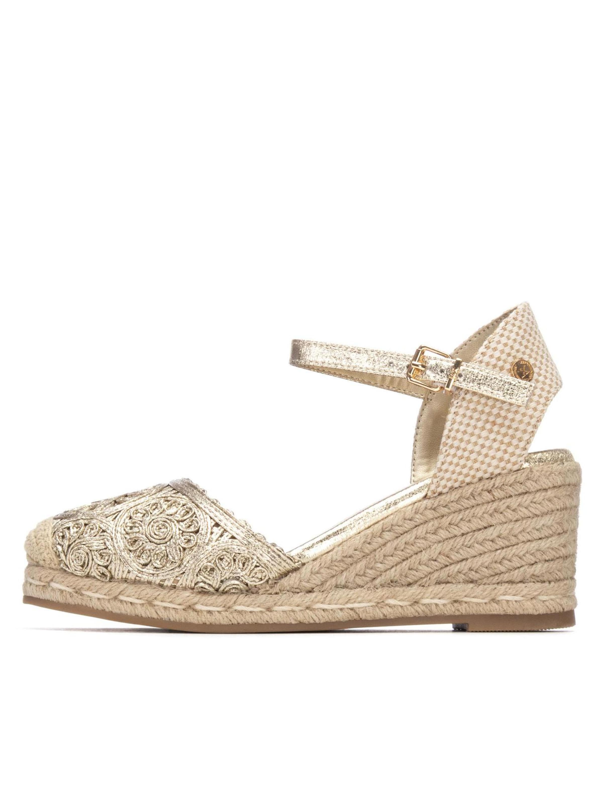 Xti - Sandalias en oro: frente