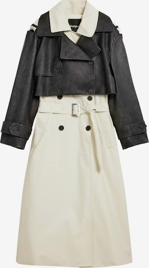 Desigual Prijelazni kaput u crna / bijela, Pregled proizvoda