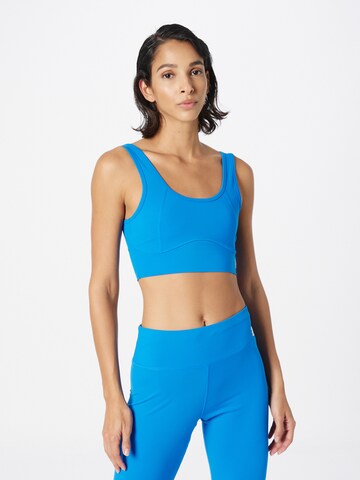 Juicy Couture Sport Bustier Športni nederček 'LAZLO' | modra barva: sprednja stran