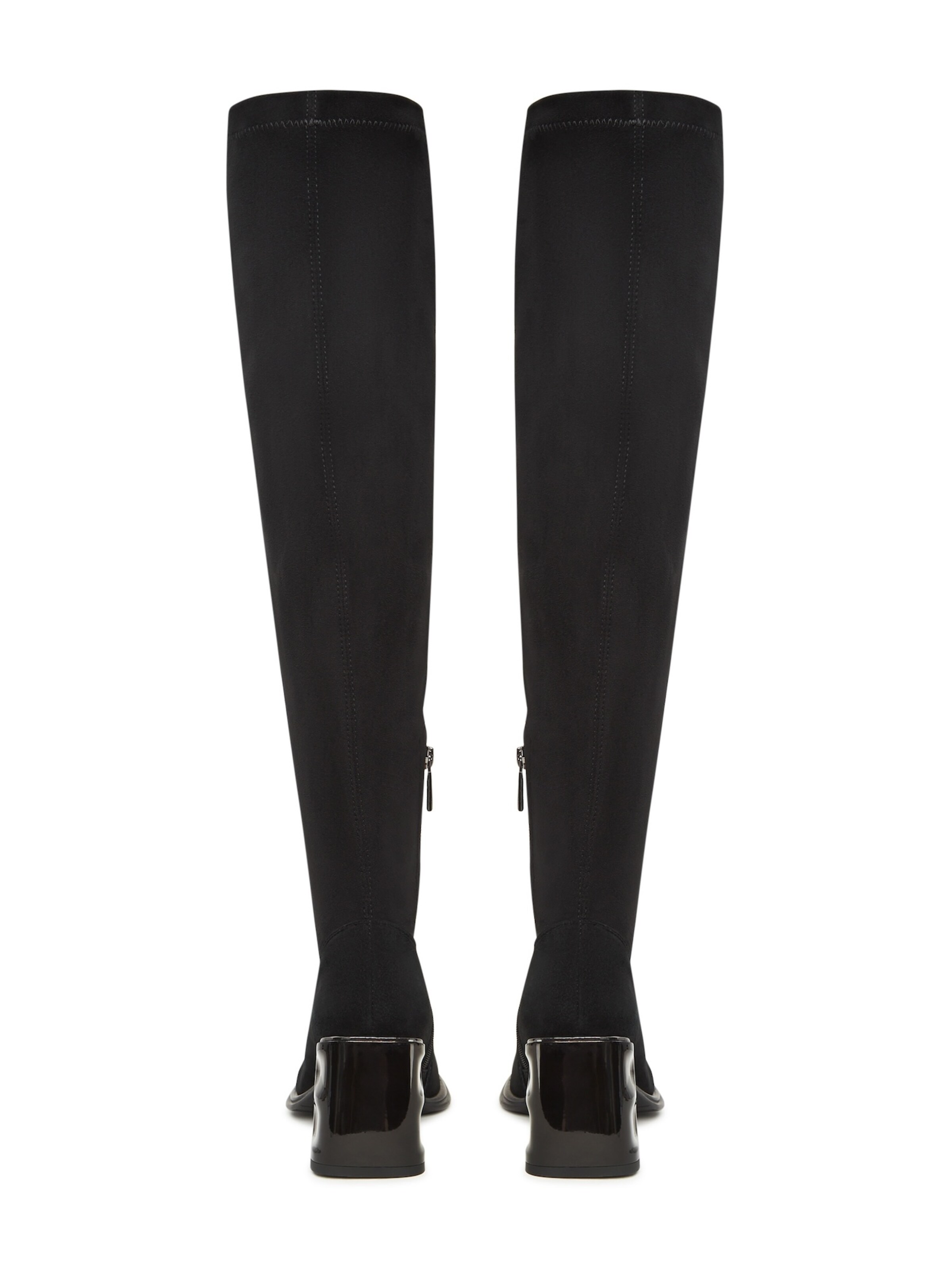 CESARE GASPARI Overknees in Schwarz