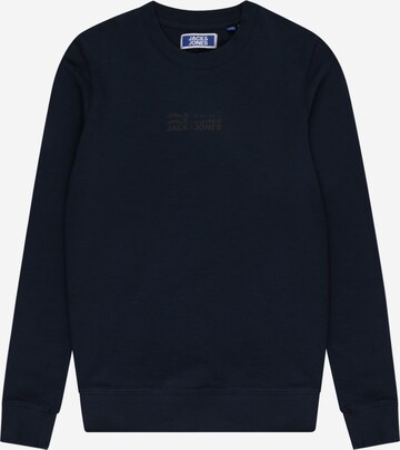 Sweat Jack & Jones Junior en bleu : devant