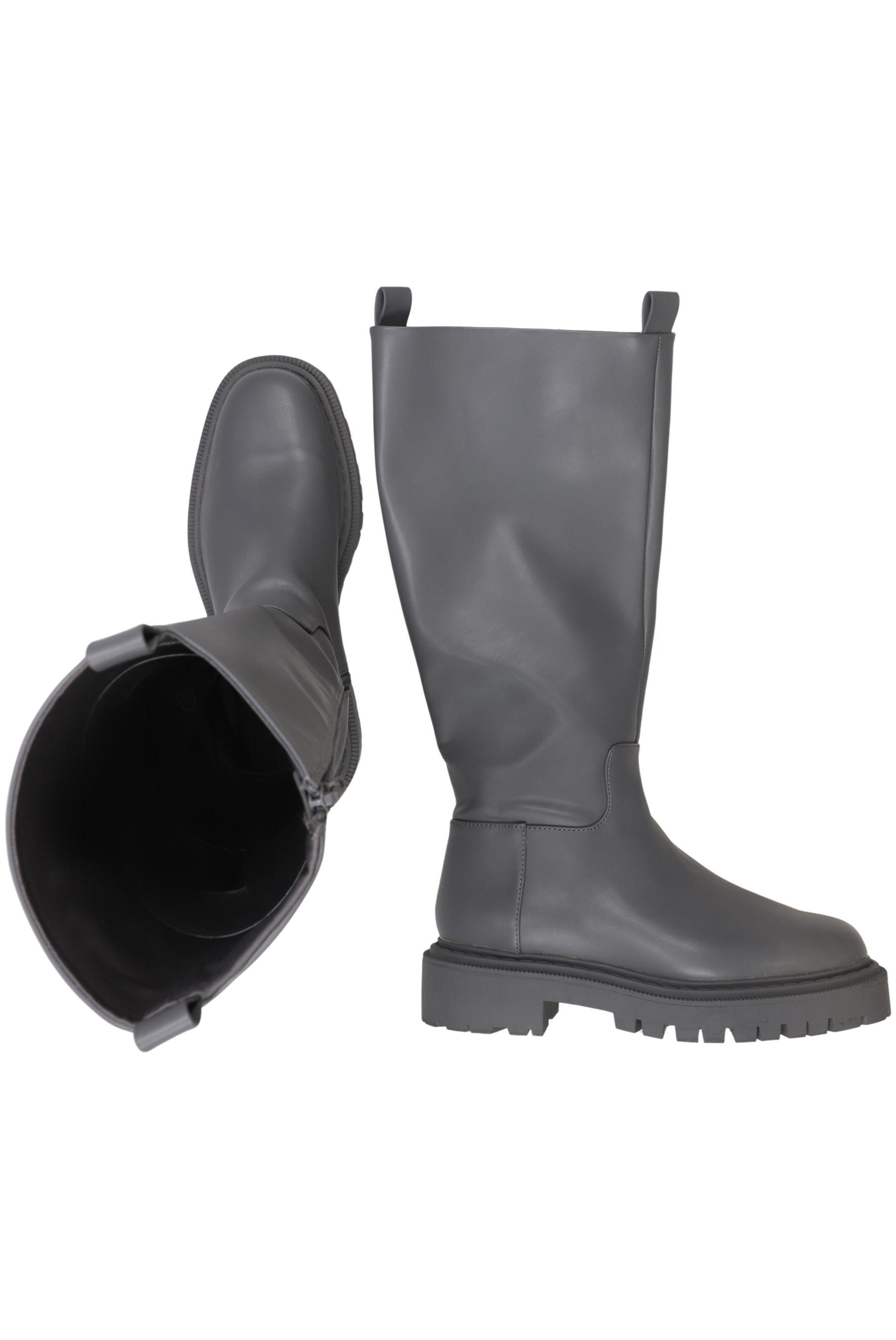 Monki Stiefel 37 in Grau: Vorderseite