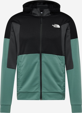 THE NORTH FACE Funktionsfleecejacka 'Mountain Athletics' i grön: framsida