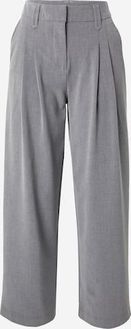 MSCH COPENHAGEN - Pierna ancha Pantalón plisado 'Bennora' en gris: frente