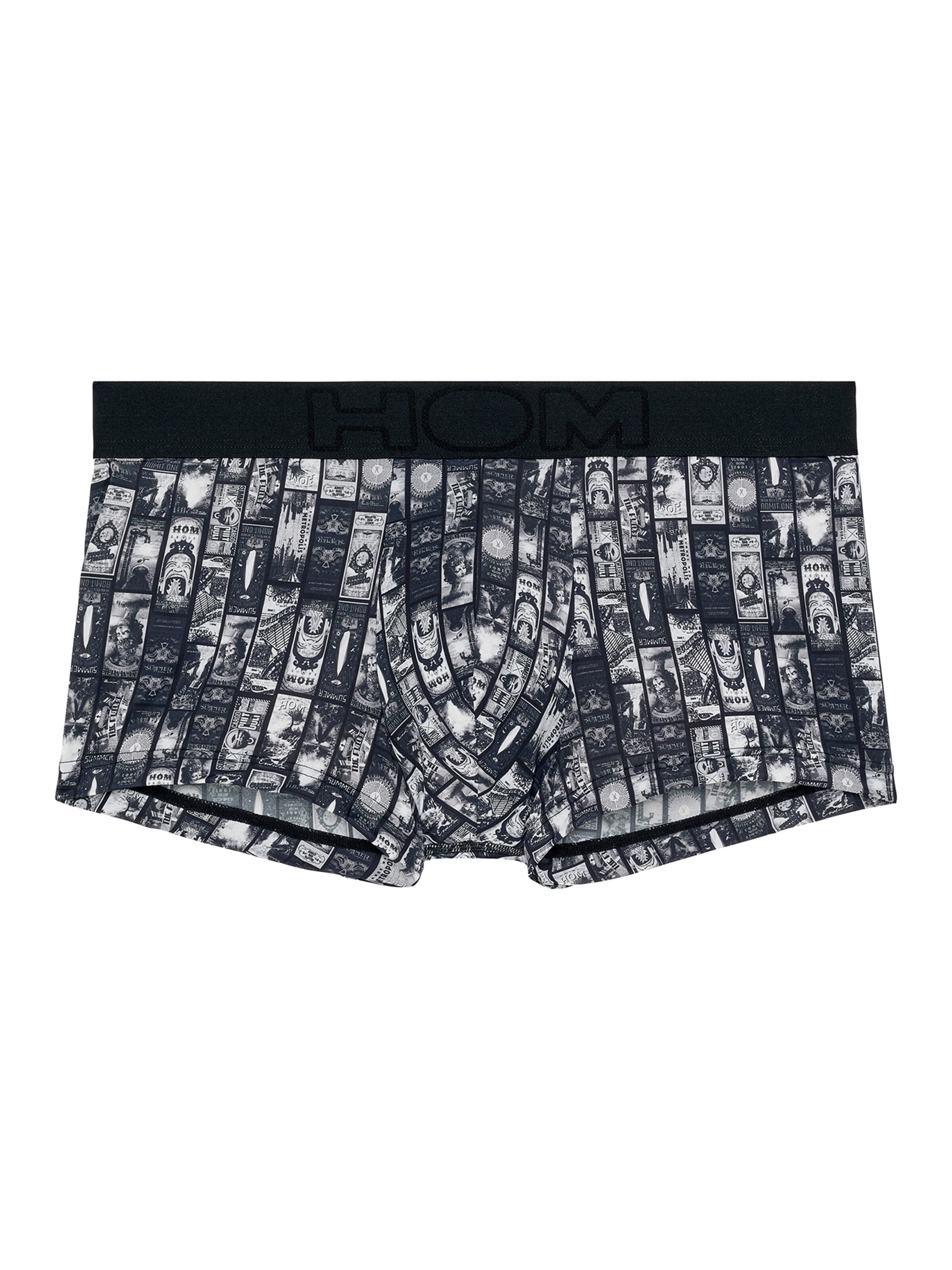 HOM Boxer shorts 'Rockcity' in Black: front