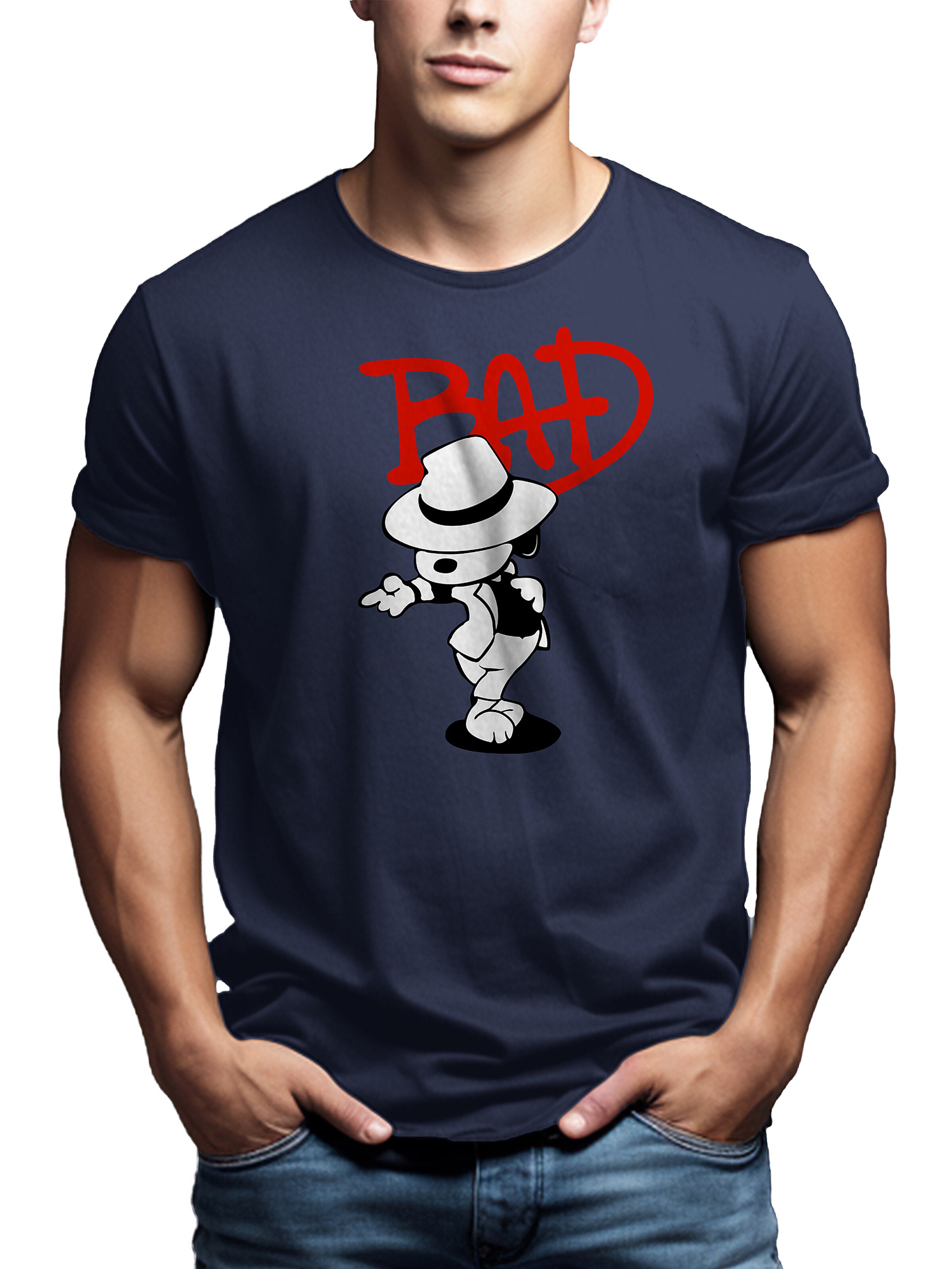 MAKAYA Shirt 'Bad Dog' in Blue