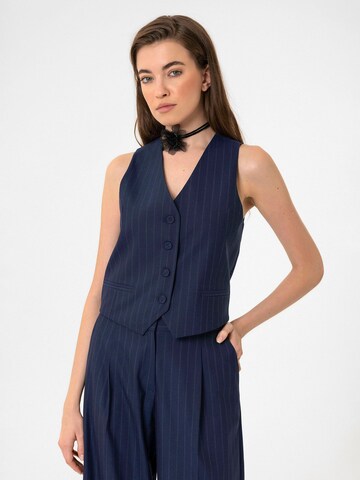 Gilet de costume 'Alessia' Antioch en bleu : devant